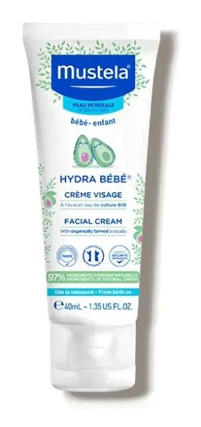 Mustela Hydra Bebe Organik Avokadolu Bebek Yüz Kremi