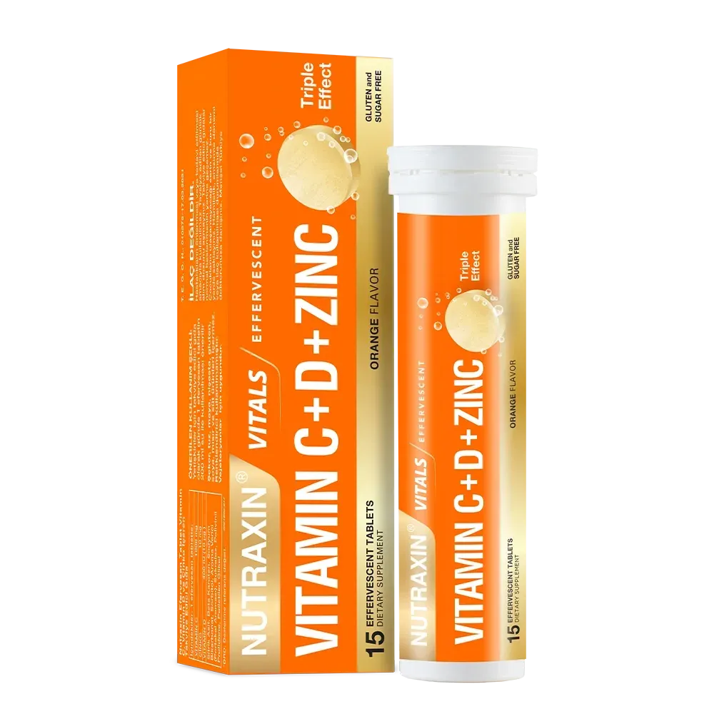 Nutraxin Effervescent Vitamin C-D-Zinc