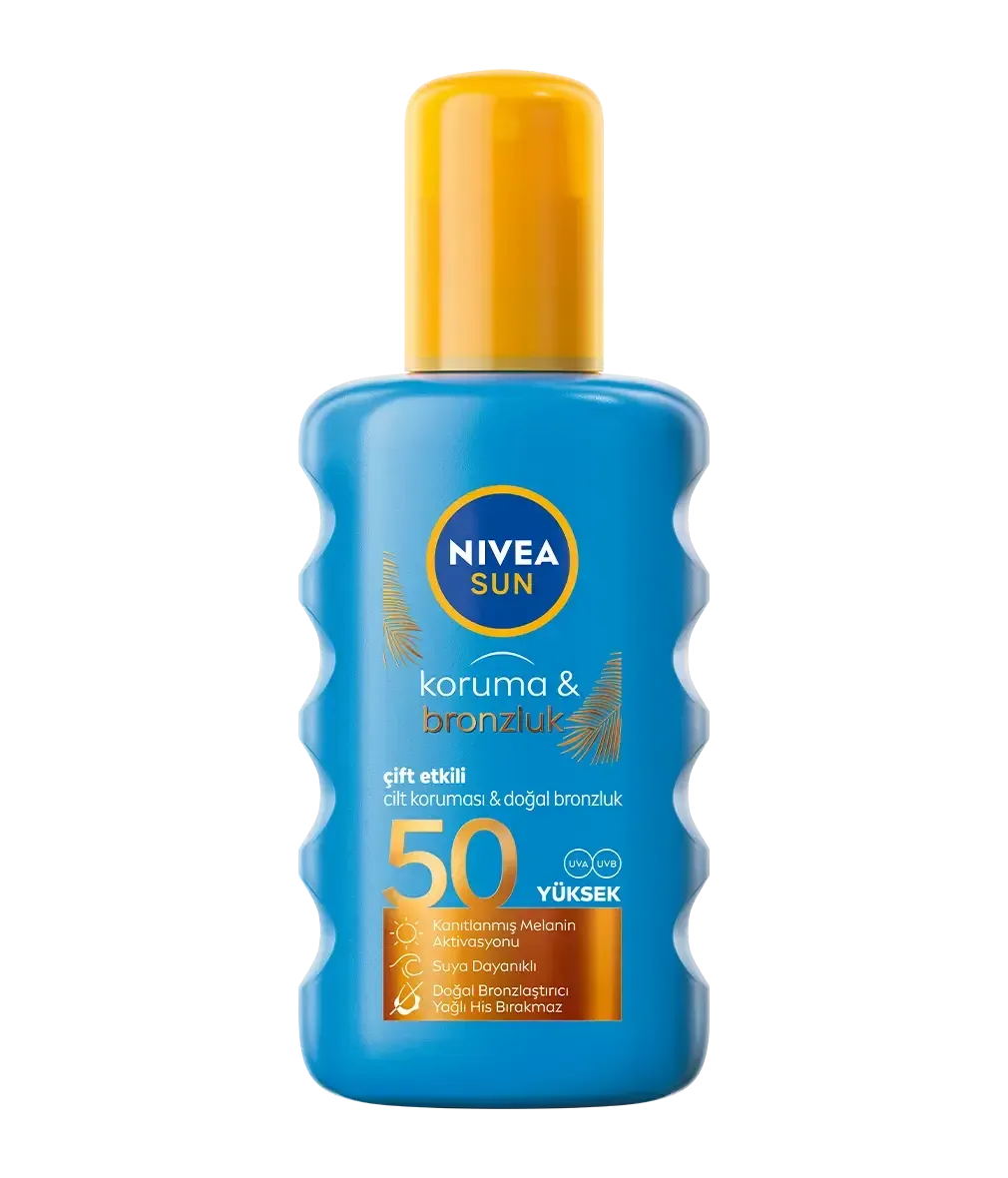 Nivea Sun Koruma&Bronzluk Bronzluk Arttırıcı Güneş Spreyi SPF 50