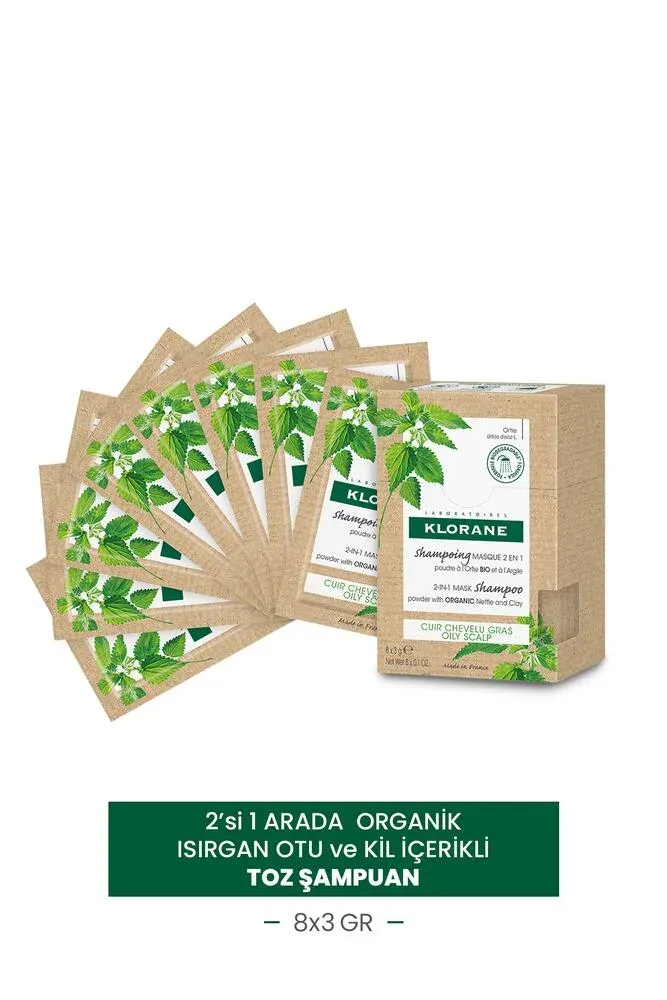 Klorane ORGANİK Isırgan Otu İçerikli Toz Şampuan