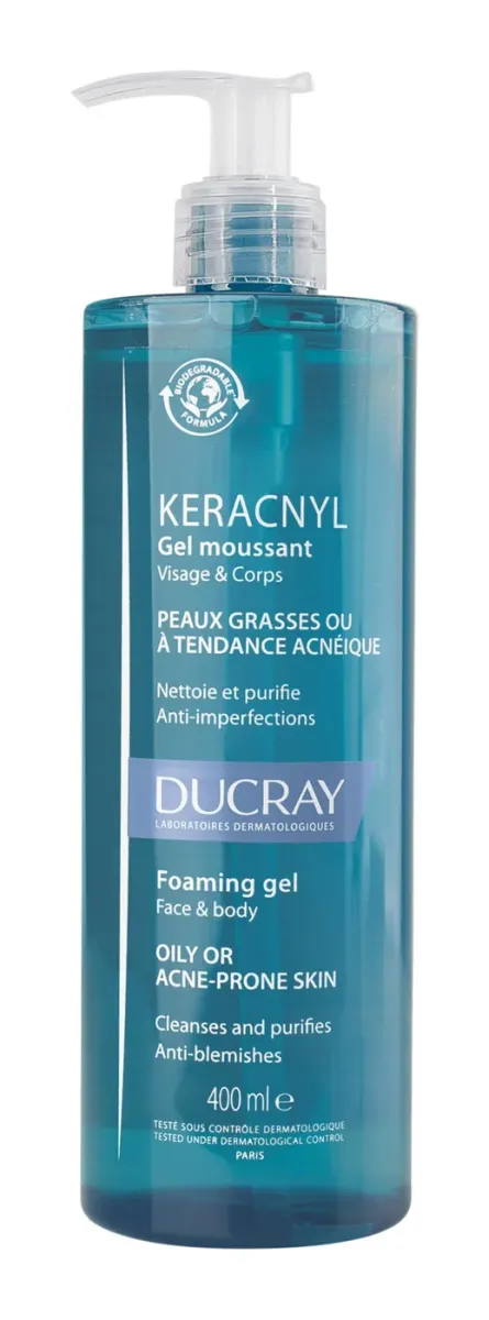 Ducray Yağlı Ciltler İçin Temizleme Jeli