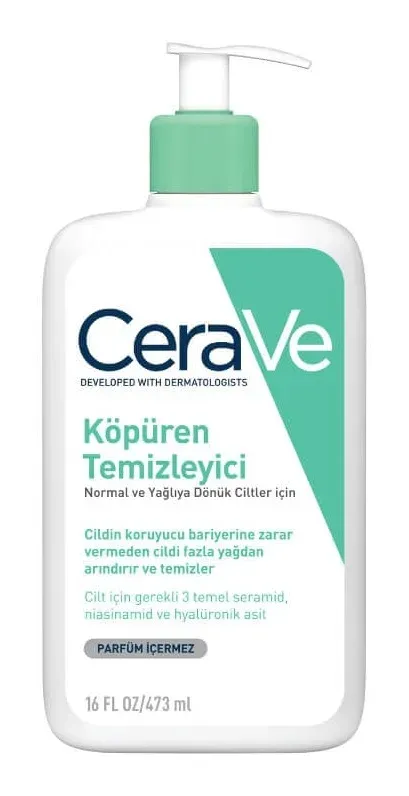 CeraVe Köpüren Yüz Temizleyici