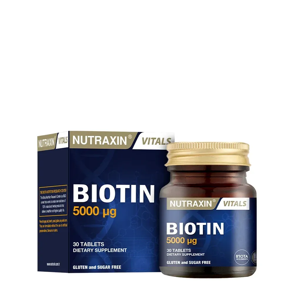 Nutraxin Biotin 5000 µg