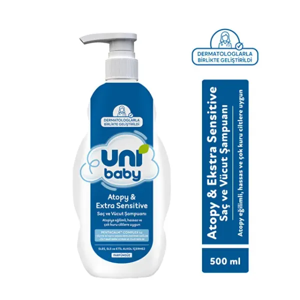 Uni Baby Atopy & Extra Sensitive Saç ve Vücut Şampuanı