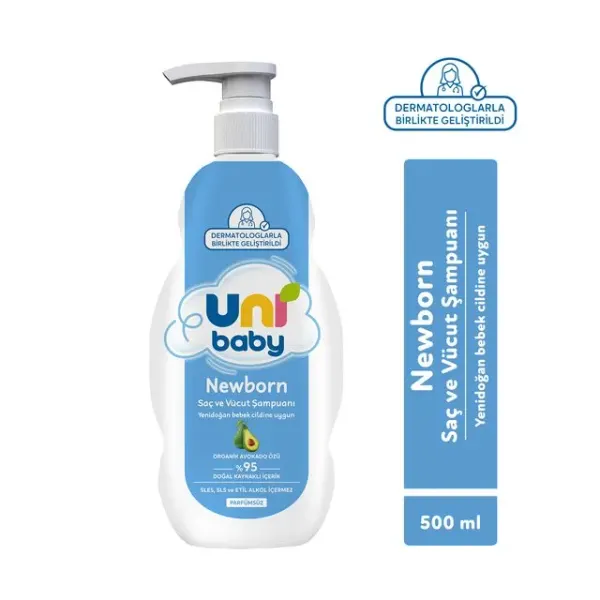 Uni Baby Newborn Saç ve Vücut Şampuanı